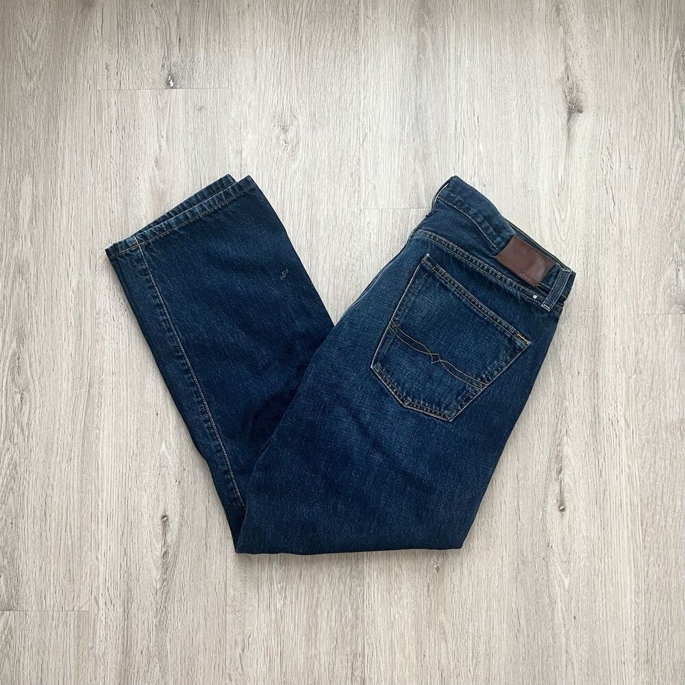 Lucky Brand 221 Original Straight Jeans Mens 36x30 Blue Denim Medium Wash